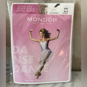NWT Mondor Ultra Soft Dance 318 / Ballet Tights Suntan 82